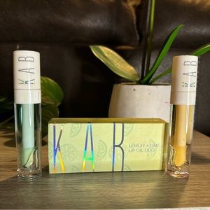 KAB Lemon + Lime Lip Oil Duo❣️NIB❣️